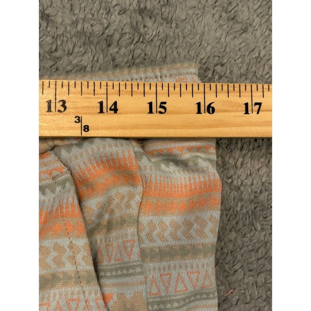 Colorful Planet Boys XXL Orange Tan Geometric Southwestern Knit Shorts
